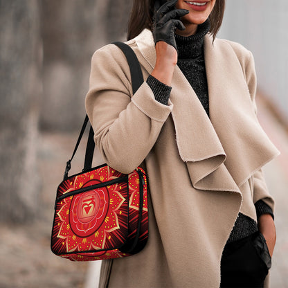 Muladhara Chakra Mandala Print Double Strap Bible Bag