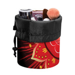 Muladhara Chakra Mandala Print Drawstring Makeup Bag