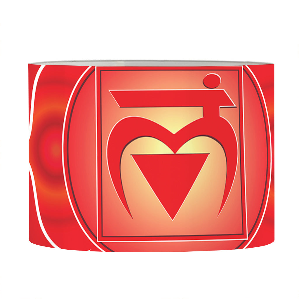 Muladhara Chakra Mandala Print Drum Lamp Shade