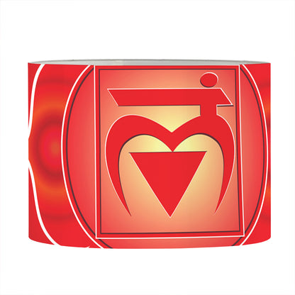 Muladhara Chakra Mandala Print Drum Lamp Shade