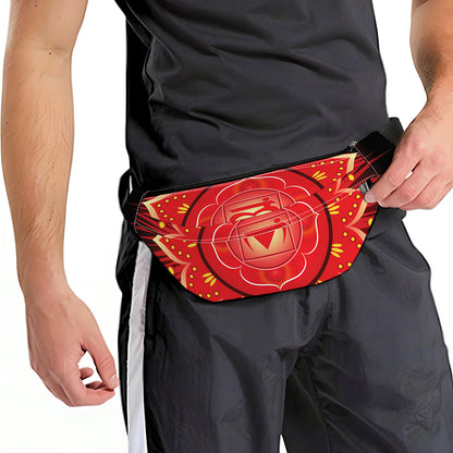 Muladhara Chakra Mandala Print Fanny Pack