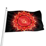 Muladhara Chakra Mandala Print Flag