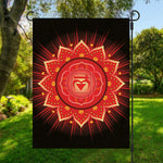 Muladhara Chakra Mandala Print Garden Flag