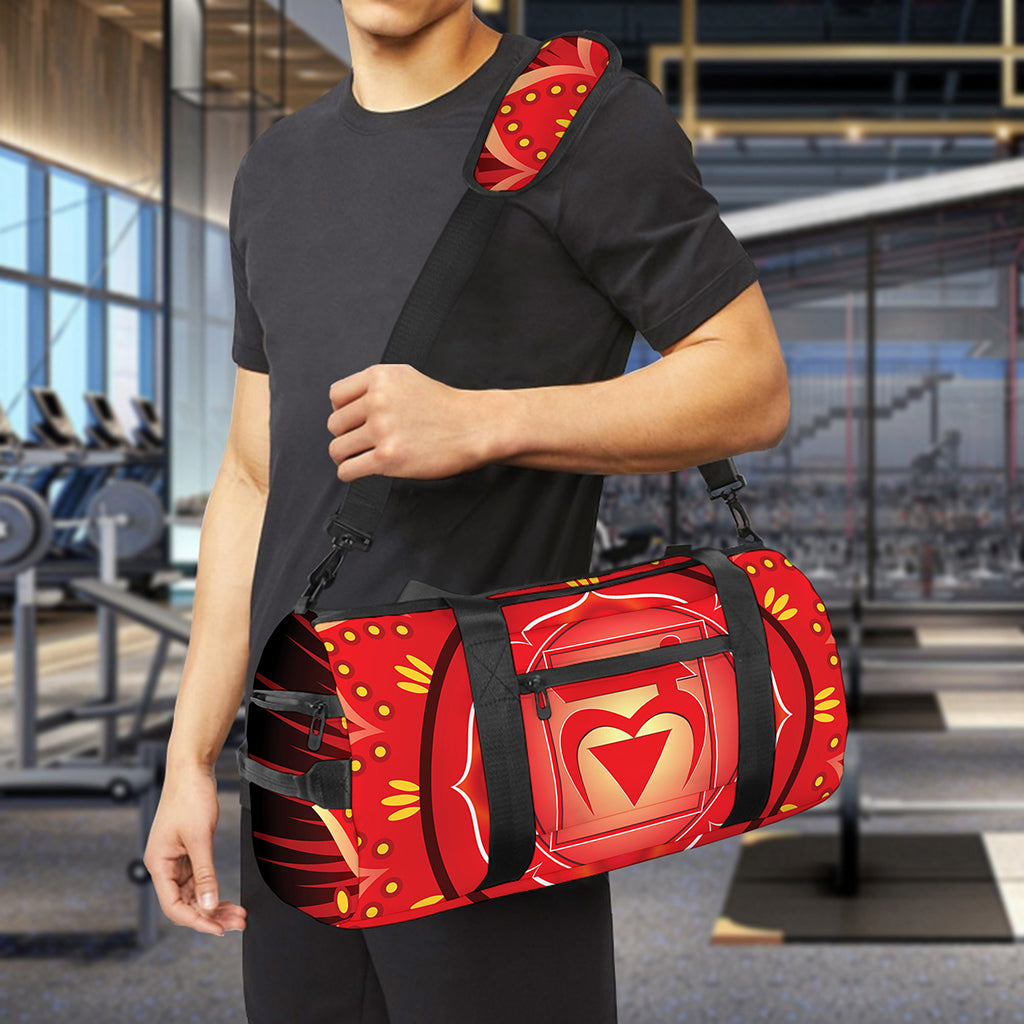 Muladhara Chakra Mandala Print Gym Bag