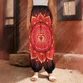 Muladhara Chakra Mandala Print Harem Pants