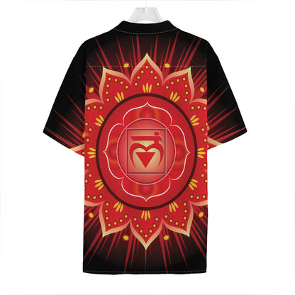 Muladhara Chakra Mandala Print Hawaiian Shirt