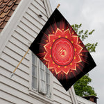 Muladhara Chakra Mandala Print House Flag