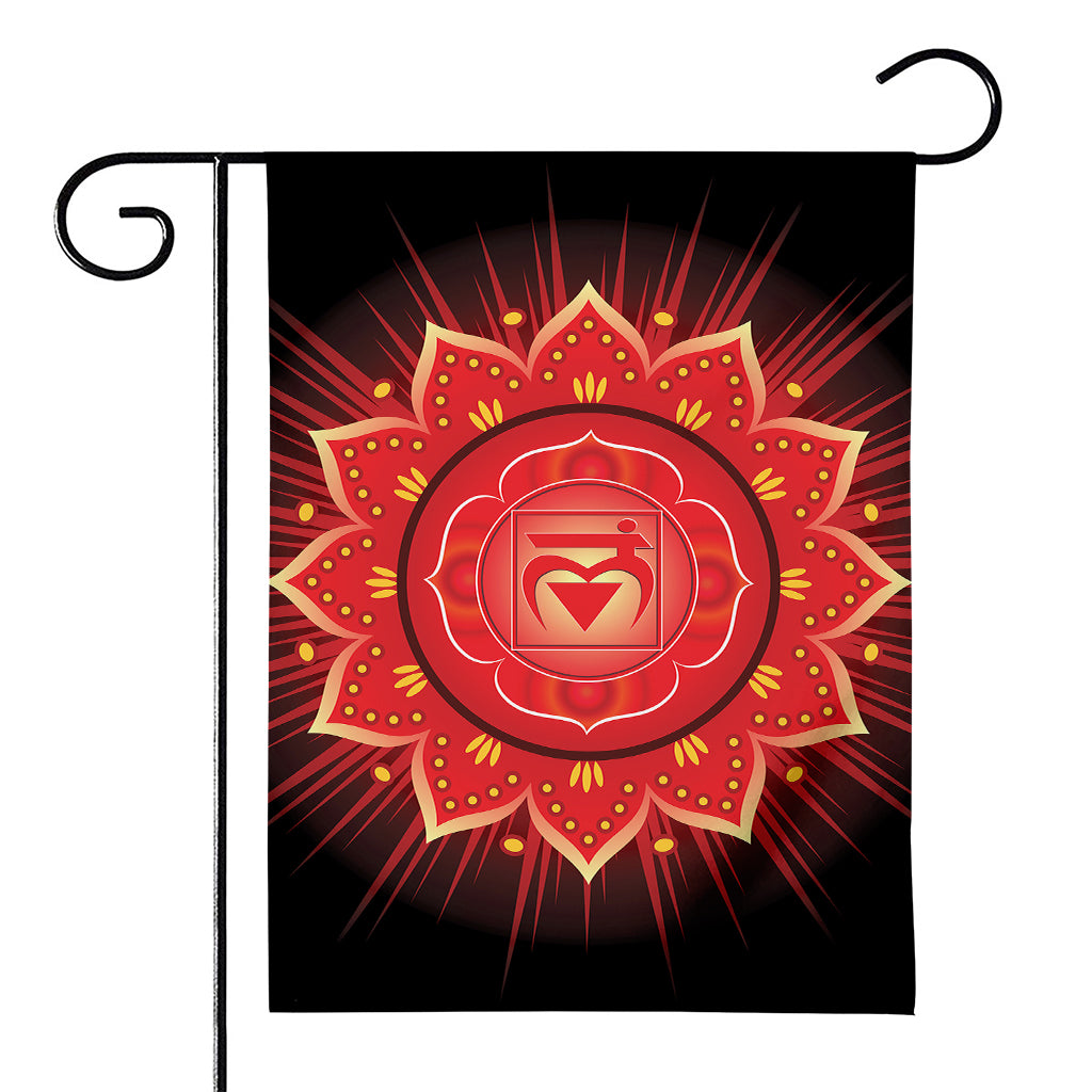 Muladhara Chakra Mandala Print House Flag