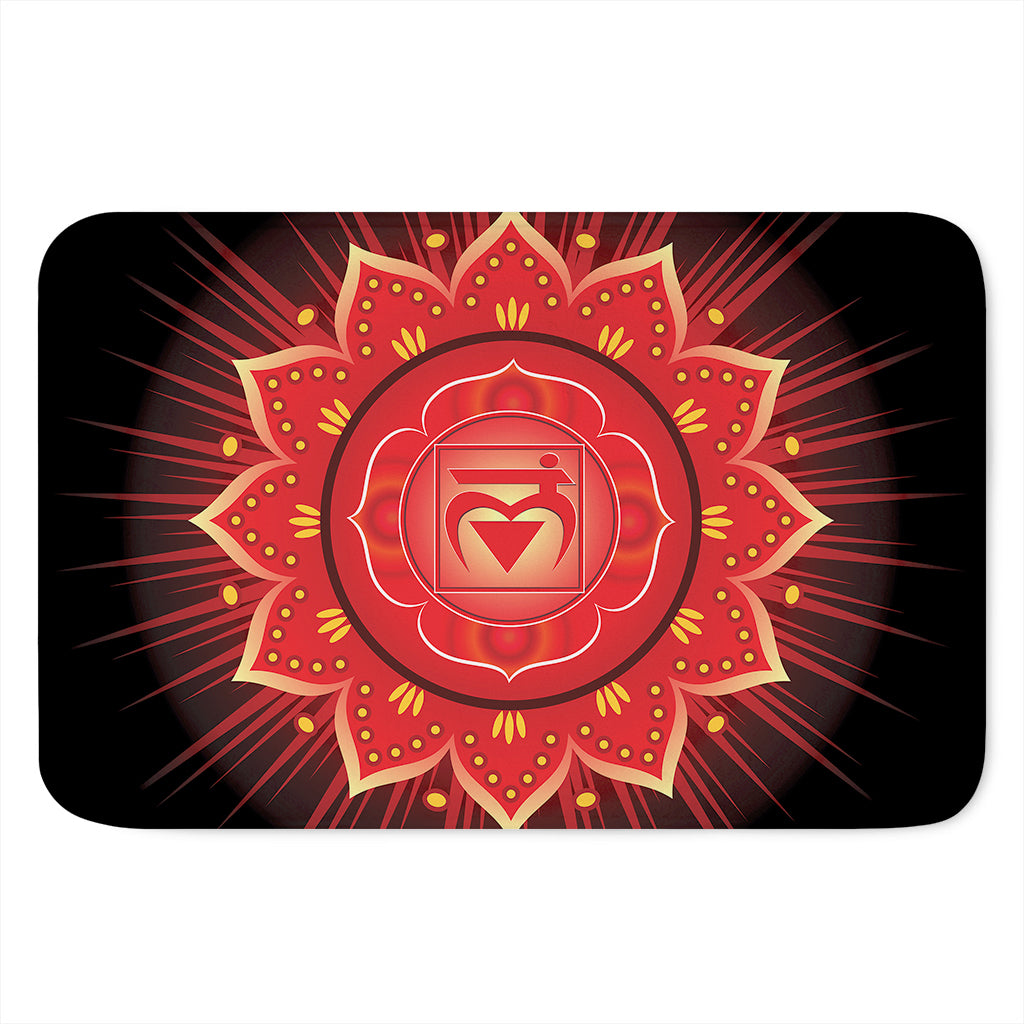 Muladhara Chakra Mandala Print Indoor Door Mat