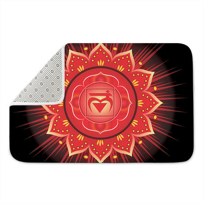 Muladhara Chakra Mandala Print Indoor Door Mat