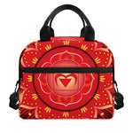 Muladhara Chakra Mandala Print Insulated Lunch Bag