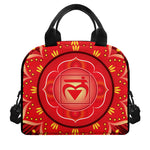 Muladhara Chakra Mandala Print Insulated Lunch Bag
