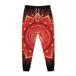 Muladhara Chakra Mandala Print Jogger Pants