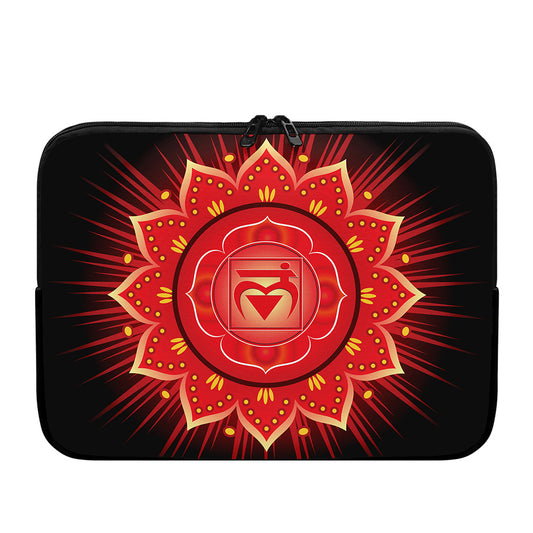 Muladhara Chakra Mandala Print Laptop Sleeve