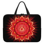 Muladhara Chakra Mandala Print Laptop Sleeve With Handle