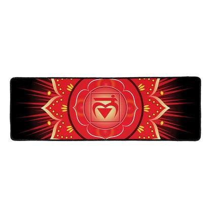 Muladhara Chakra Mandala Print Long Kitchen Mat