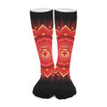 Muladhara Chakra Mandala Print Long Socks