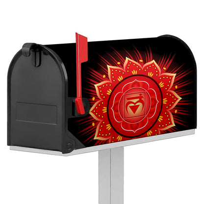 Muladhara Chakra Mandala Print Mailbox Cover
