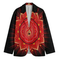 Muladhara Chakra Mandala Print Men's Blazer