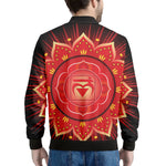 Muladhara Chakra Mandala Print Men's Bomber Jacket