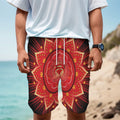 Muladhara Chakra Mandala Print Men's Cargo Shorts