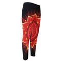 Muladhara Chakra Mandala Print Men's Compression Pants