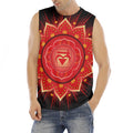 Muladhara Chakra Mandala Print Men's Fitness Tank Top