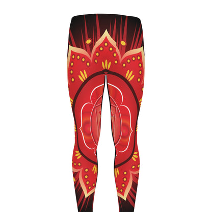 Muladhara Chakra Mandala Print Men's leggings