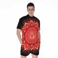 Muladhara Chakra Mandala Print Men's Romper