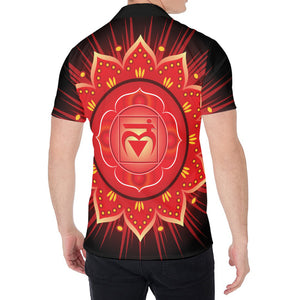 Muladhara Chakra Mandala Print Men's Shirt