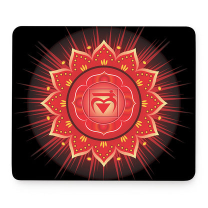 Muladhara Chakra Mandala Print Mouse Pad