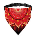 Muladhara Chakra Mandala Print Over The Collar Dog Bandana
