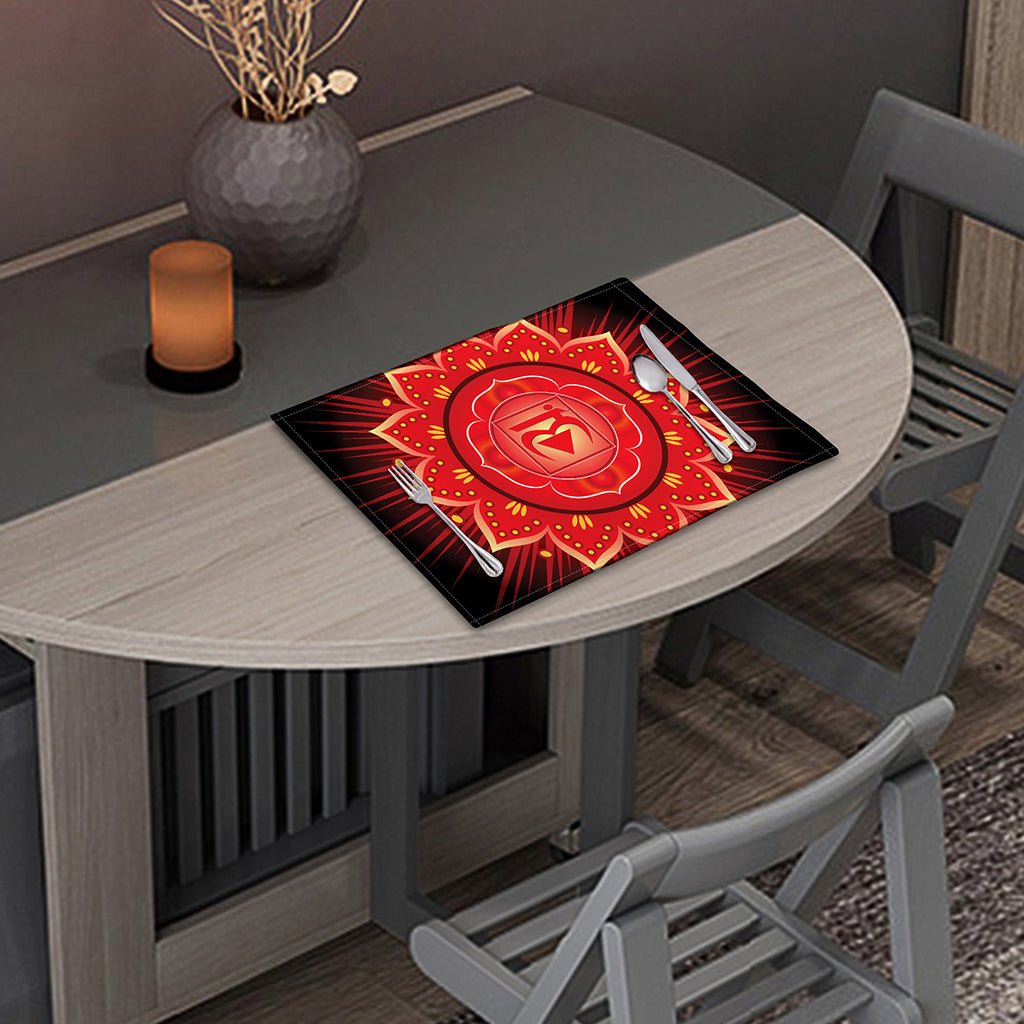 Muladhara Chakra Mandala Print Placemat
