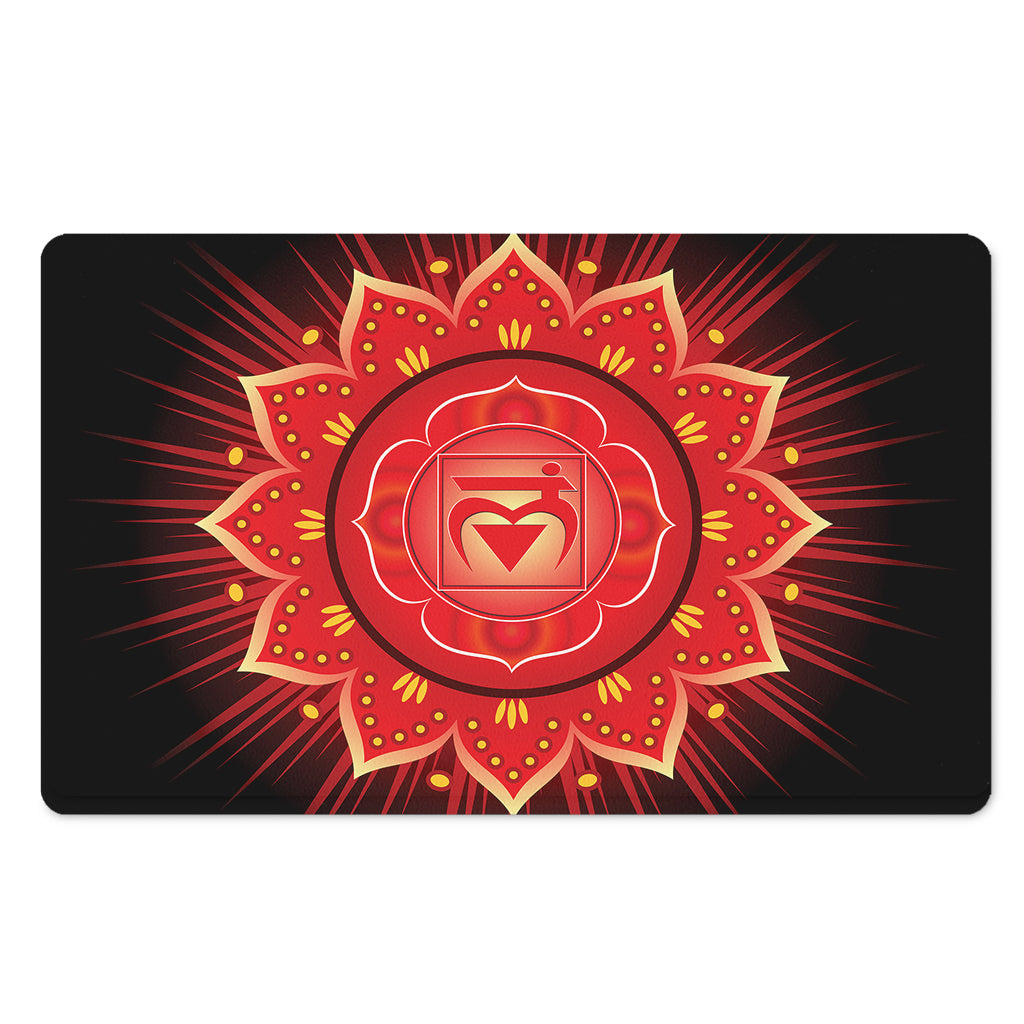 Muladhara Chakra Mandala Print Polyester Doormat