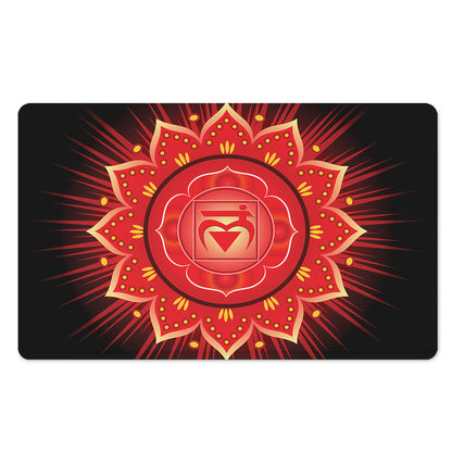 Muladhara Chakra Mandala Print Polyester Doormat