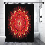 Muladhara Chakra Mandala Print Premium Shower Curtain