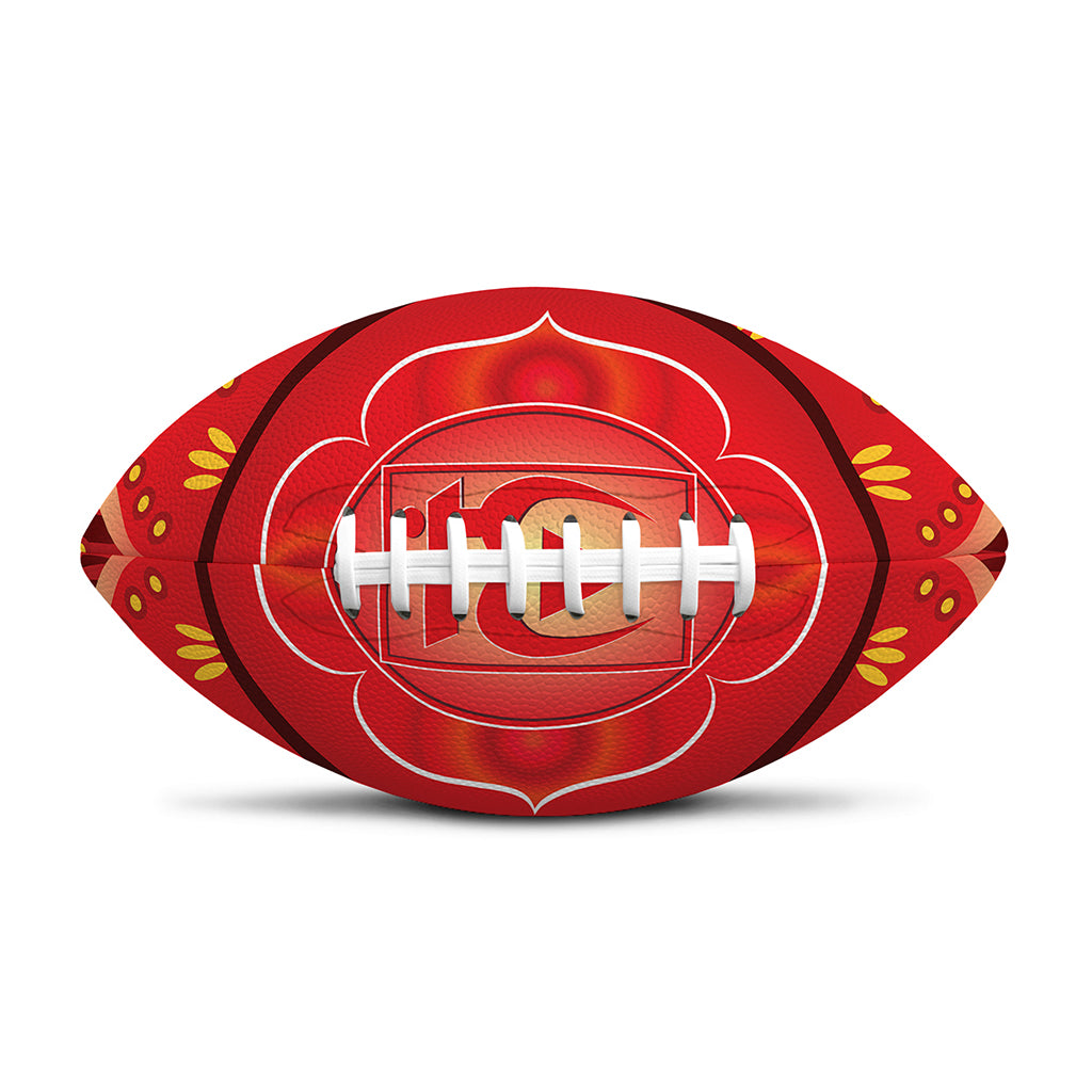 Muladhara Chakra Mandala Print Rugby Ball