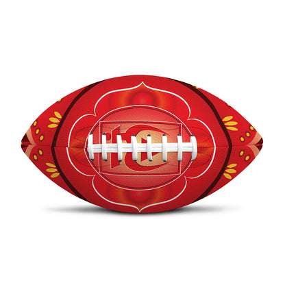 Muladhara Chakra Mandala Print Rugby Ball