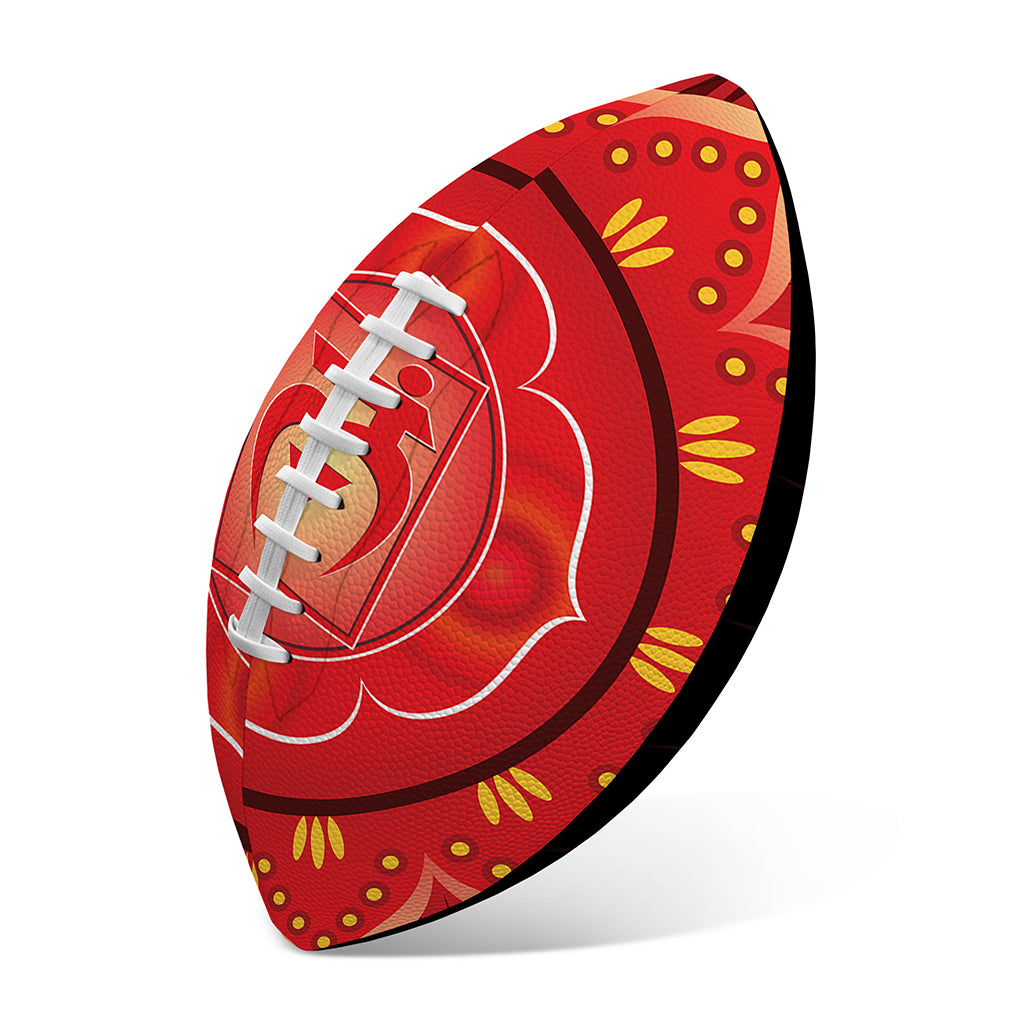 Muladhara Chakra Mandala Print Rugby Ball