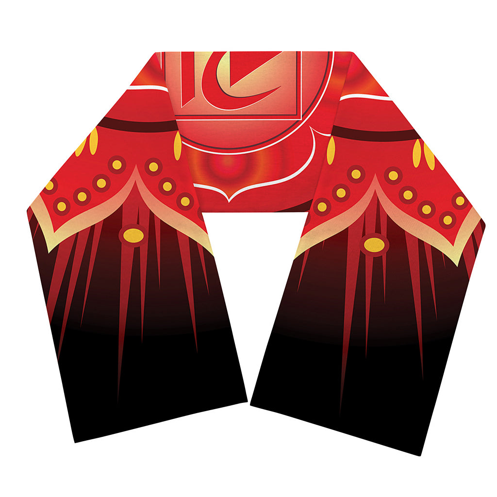 Muladhara Chakra Mandala Print Scarf