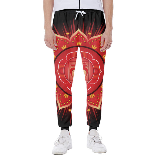 Muladhara Chakra Mandala Print Scuba Joggers