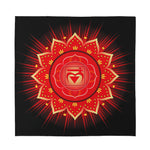 Muladhara Chakra Mandala Print Silk Bandana