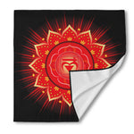 Muladhara Chakra Mandala Print Silk Bandana