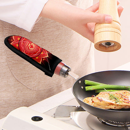 Muladhara Chakra Mandala Print Skillet Handle Cover