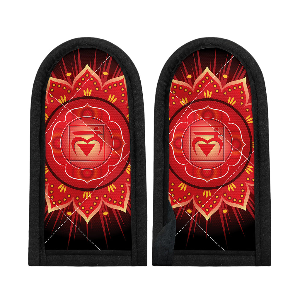 Muladhara Chakra Mandala Print Skillet Handle Cover
