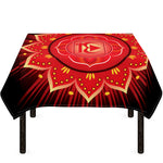 Muladhara Chakra Mandala Print Tablecloth