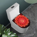 Muladhara Chakra Mandala Print Toilet Lid Cover