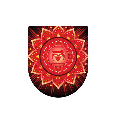 Muladhara Chakra Mandala Print Toilet Lid Cover