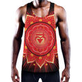 Muladhara Chakra Mandala Print Men's Workout Tank Top