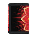 Muladhara Chakra Mandala Print Trifold Wallet